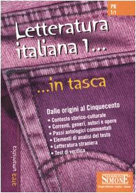 Stock image for Letteratura italiana vol. 1 - Dalle origini al Cinquecento for sale by libreriauniversitaria.it
