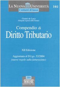 9788824485807: Compendio di diritto tributario