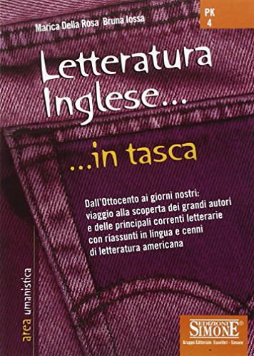 Beispielbild fr Letteratura inglese (In tasca) zum Verkauf von medimops