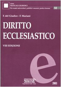 Beispielbild fr Diritto ecclesiastico Del Giudice, F. and Mariani, F. zum Verkauf von Librisline