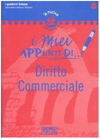 Beispielbild fr I miei appunti di.-Corredi didattici di. Diritto commerciale (I quaderni Simone. Appunti) zum Verkauf von medimops