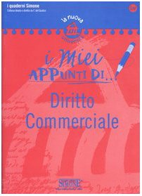 Stock image for I miei appunti di.-Corredi didattici di. Diritto commerciale (I quaderni Simone. Appunti) for sale by medimops