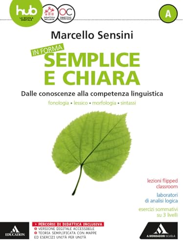 9788824755726: In forma semplice e chiara. Per la Scuola media. Con e-book. Con espansione online. Con 2 libri: Quaderno-Per te (Vol. A-B)