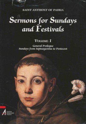 9788825013030: Sermons for Sundays and Festivals: General Prologue; Sundays From Septuagesima to Pentecost (Volume 1)