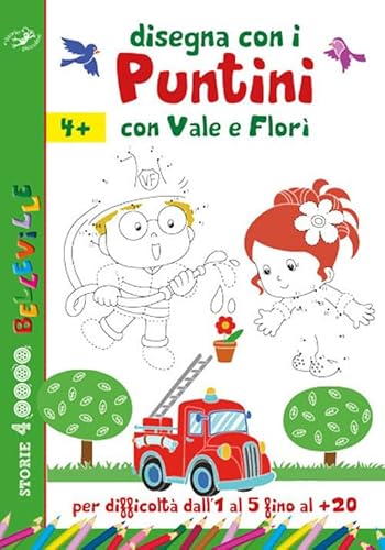 Imagen de archivo de Disegna con i puntini con Vale e Flor?. Per difficolt? dall'1 al 5 sino al +20 a la venta por medimops