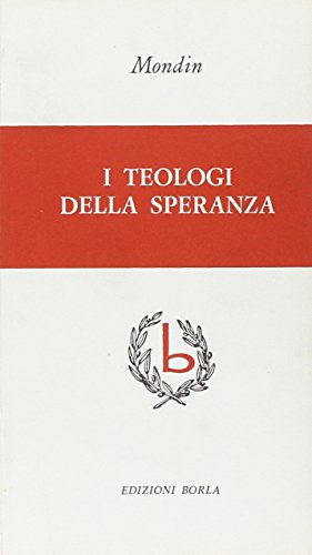 Beispielbild fr I teologi della speranza [Paperback] zum Verkauf von Brook Bookstore