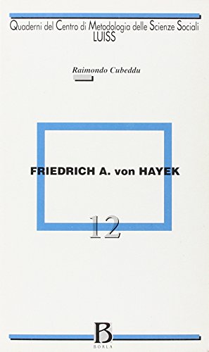 Stock image for HAYEK F.A. VON [Paperback] for sale by Brook Bookstore