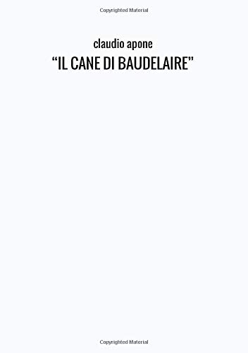 Beispielbild fr "IL CANE DI BAUDELAIRE" zum Verkauf von Revaluation Books