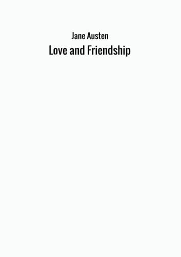 9788826412528: Love and Friendship