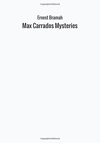 9788826422145: Max Carrados mysteries