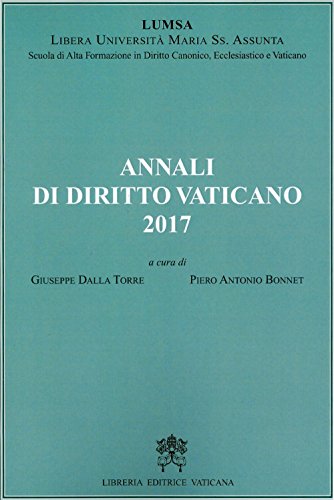 Stock image for Annali di diritto vaticano (2017) [Paperback] for sale by Brook Bookstore