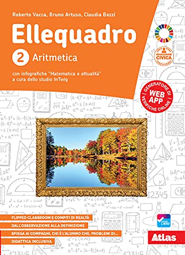 9788826822228: Ellequadro. Per la Scuola media. Con e-book. Con espansione online. Aritmetica e geometria (Vol. 2)