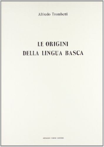 9788827100622: Le origini della lingua basca (rist. anast. Bologna, 1925)