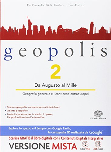 9788828614555: Geopolis. Con Atlante il mondo sostenibile. Per le Scuole superiori. Con espansione online (Vol. 2)