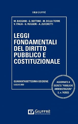 Stock image for Leggi fondamentali del diritto pubblico e costituzionale (I blu Giuffr) for sale by libreriauniversitaria.it