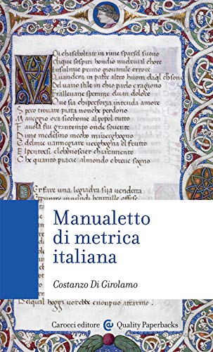 Imagen de archivo de Manualetto di metrica italiana a la venta por libreriauniversitaria.it