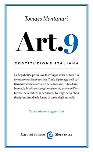 Imagen de archivo de Costituzione italiana: articolo 9. Nuova ediz. (Sfere extra) a la venta por libreriauniversitaria.it