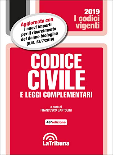Stock image for Codice Civile E Leggi Complementari for sale by libreriauniversitaria.it