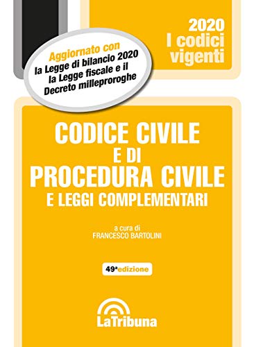 Beispielbild fr Codice civile e di procedura civile e leggi complementari zum Verkauf von medimops