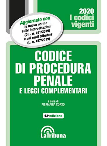 9788829102150: Codice di procedura penale e leggi complementari