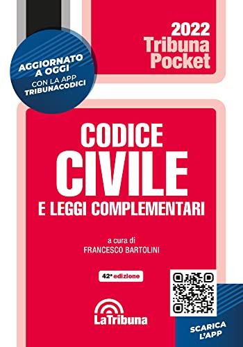 9788829108053: Codice civile e leggi complementari. Con App Tribunacodici (Tribuna pocket)