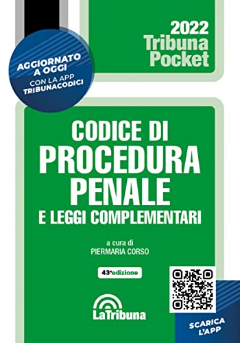 Beispielbild fr Codice di procedura penale e leggi complementari. Con App Tribunacodici. 2/2022 zum Verkauf von medimops