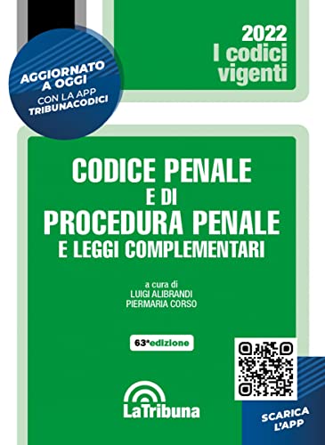 Beispielbild fr Codice penale e di procedura penale e leggi complementari. Con App Tribunacodici (I codici vigenti) zum Verkauf von Buchpark