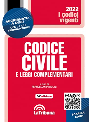 9788829109470: Codice civile e leggi complementari. Con App Tribunacodici
