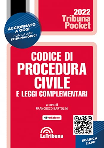 9788829109579: Codice di procedura civile e leggi complementari. Con App Tribunacodici (Tribuna pocket)