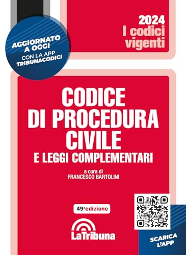 Stock image for Codice di procedura civile e leggi complementari. Con AppTribunacodici (I codici vigenti) for sale by libreriauniversitaria.it