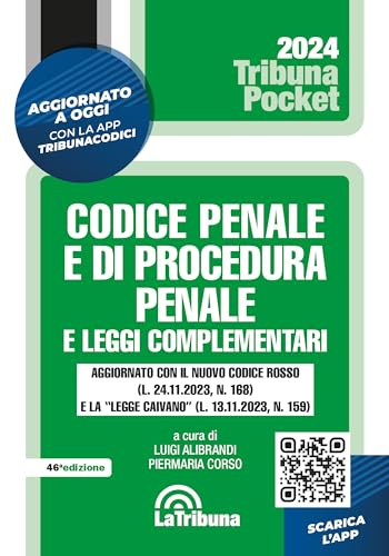 Beispielbild fr Codice penale e di procedura penale e leggi complementari. Con App Tribunacodici (Tribuna pocket) zum Verkauf von Buchpark