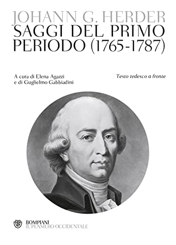 Imagen de archivo de Saggi del primo periodo (1765-1787) : a la venta por Libreria gi Nardecchia s.r.l.