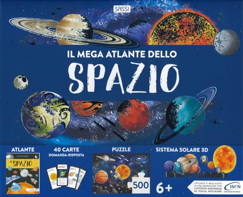 Stock image for Il mega atlante dello spazio. Nuova ediz. Con puzzle. Con sistema solare in 3D. Con 40 Carte (Sassi junior) for sale by libreriauniversitaria.it