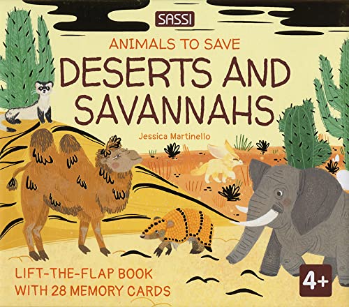 Beispielbild fr Deserts and savannahs. Animals to save. Ediz. a colori. Con 28 memory cards (Sassi junior) zum Verkauf von libreriauniversitaria.it