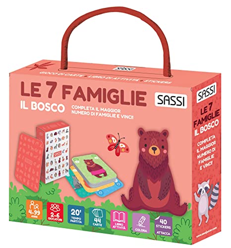 Beispielbild fr Il bosco. Le sette famiglie. Carte da gioco. Ediz. a colori. Con 40 stickers. Con 44 Carte (Sassi junior) zum Verkauf von libreriauniversitaria.it