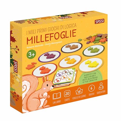 Beispielbild fr Millefoglie. I miei primi giochi di logica. Ediz. a colori. Con 6 dischi. Con 48 foglie di legno. Con 20 Carte (Sassi junior) zum Verkauf von libreriauniversitaria.it