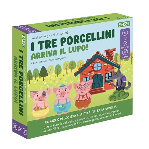 Beispielbild fr I tre porcellini. Arriva il lupo! I miei primi giochi di societ. Con gadget (Sassi junior) zum Verkauf von libreriauniversitaria.it