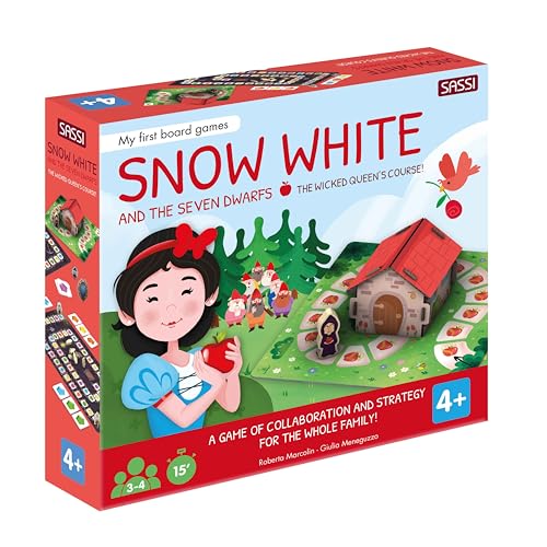 Beispielbild fr Snow white and the seven dwarfs. The wicked queen's course! My first board games. Ediz. a colori. Con casetta 3D da costruire. Con 8 pedine di legno. Con 2 tabelloni. Con 49 Carte (Sassi junior) zum Verkauf von libreriauniversitaria.it