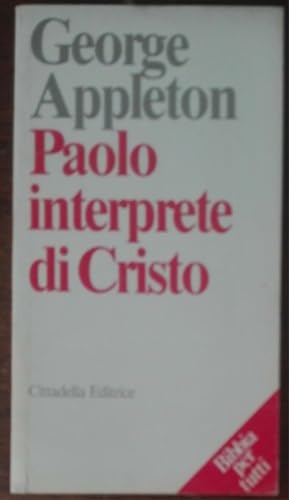 9788830804715: Paolo interprete di Cristo