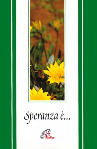 Stock image for Speranza  (Un minuto tutto per me) for sale by medimops