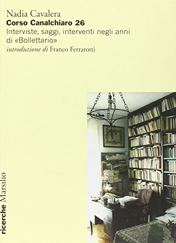Beispielbild fr Corso Canalchiaro 26. Interviste, saggi, interventi negli anni di Bollettario zum Verkauf von Buchpark