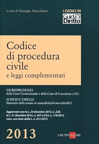 Stock image for Codice di procedura civile e leggi complementari for sale by libreriauniversitaria.it