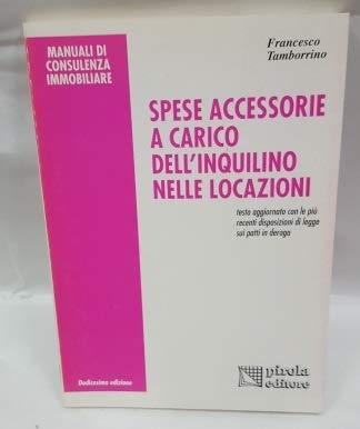 Beispielbild fr Spese Accessorie a Carico Dell'inquilino Nelle Locazioni zum Verkauf von medimops