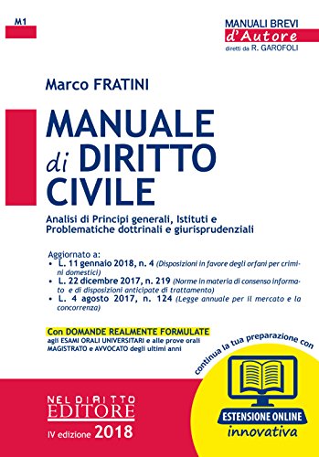 Stock image for Manuale di diritto civile. Con estensione online Fratini, Marco for sale by Copernicolibri