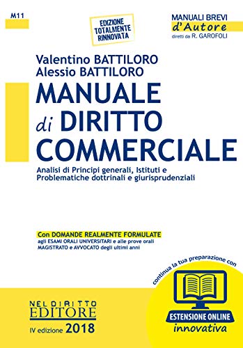 9788832702385: Manuale di diritto commerciale. Con espansione online: M11