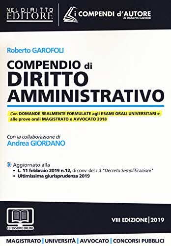 9788832703931: Compendio di diritto amministrativo. Con espansione online: C5 (I compendi d'autore)