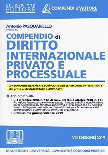 Beispielbild fr Compendio Di Diritto Internazionale Privato E Processuale. Con Espansione Online zum Verkauf von Buchpark