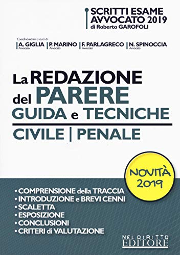 Beispielbild fr Scritti esame avvocato. La redazione del parere guida e tecniche civile e penale. Esame avvocato zum Verkauf von medimops