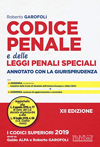 Beispielbild fr Codice penale e delle leggi penali speciali Annotato con la giurisprudenza zum Verkauf von Buchpark