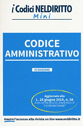 9788832705386: Codice amministrativo (I codici Neldiritto mini)